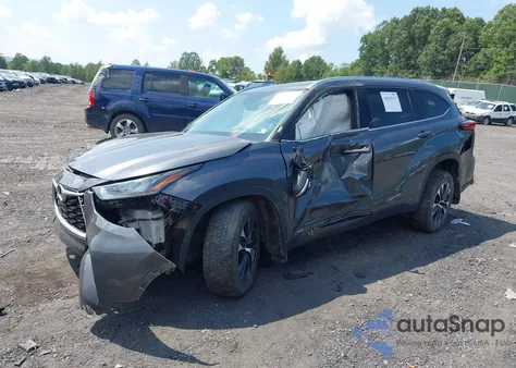 2020 Toyota Highlander Hybrid Xle из США, поврежденный, VIN 5TDGBRCH4LS508472